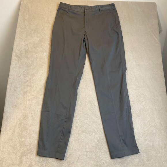 Nike Golf Mens Pants 34x34 Dri-Fit Gray Flat Front Lightweight Casual - Picture 10 of 10